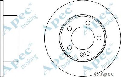 APEC BRAKING dsk2840 -  Тормозной диск